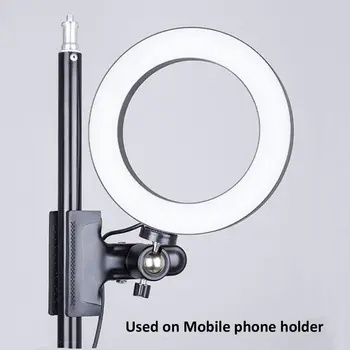 OUTMIX 26 cm prinaša dobička Selfie Obroč Svetlobe za Youtube Live Streaming Video Studio Zatemniti LED Bliskavico Razsvetljavo S Kablom USB
