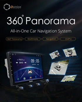 Ownice 6Core Android 7.1 2DIN 360 Panorama avtoradio DVD Predvajalnik, GPS Navi ForHYUNDAI IX25 2016 4G LTE DSP SPDIF