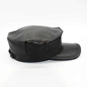 Oče je klobuk vojaški klobuk toplo z ušesi pravega usnja skp priljubljena klobuki B1