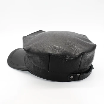 Oče je klobuk vojaški klobuk toplo z ušesi pravega usnja skp priljubljena klobuki B1