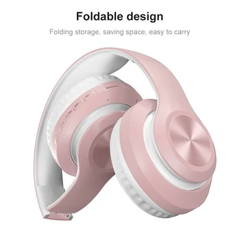 P68 Bluetooth 5.0 Zložljive Akumulatorske Brezžične Slušalke Hi-fi Zvok Slušalke Stereo Zložljive Šport Slušalke Mikrofon slušalke