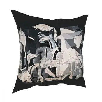 Pablo Picasso Guernica Vrgel Blazino Kritje Poliester Vrgel Blazino Nadrealizma Art Moda Pillowcover Doma Dekor