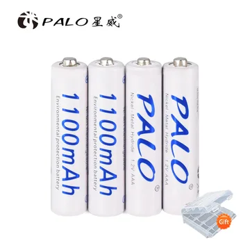 PALO 4 kos AA 2A + 4 kos AAA 3A NI-MH baterij NIMH BATERIJE MH 1,2 V 1.2 voltov visoko zmogljivimi baterijami