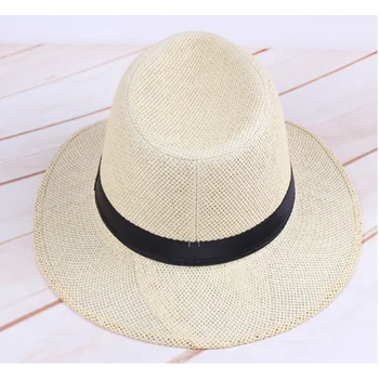 Panamski Klobuk Poletje, Sonce Klobuki za Ženske Človek Plaži slamnik za Moške UV zaščitni pokrov chapeau femme 2020
