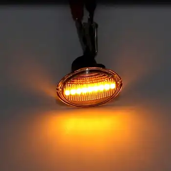 Par Dynamic LED Strani Marker Luči, ki Teče Vključite Opozorilne Luči Strani Repetitorja Lučka Blinker za Fiat 500 za Maserati GranCabrio