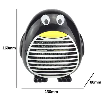 Pingvin Mini Električni Grelec Zidne vtičnice Grelec Gospodinjski Steno Priročno Ventilator Zraka Toplejše Za domačo Pisarno Ogrevanje Štedilnik Pralni Toplejše