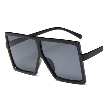 Plastični Prevelik sončna Očala Ženske blagovne Znamke Oblikovalec Velik Kvadratni Okvir sončna Očala Za Ženske UV400 sončna Očala oculos masculino
