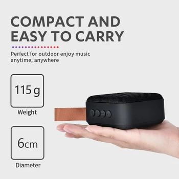 Platno Bluetooth Zvočnik Mini Brezžični Zvočnik Stereo Prenosni Stolpec Glasbe Surround Zunanji Zvočnik Podpora FM TF Kartica