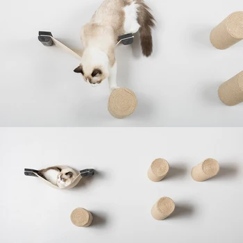 Plavajoče Stoji Post Sisal Bombaž praskanje Post Mačka Drevo Pet Pohištvo