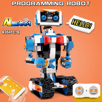 Plesni Kralj Ideja inteligentni programski robot Povečanje Igrače Model Stavbe nastavite samozaporne Opeke, Bloki, otroci igrače, Darila za Rojstni dan
