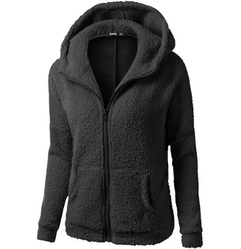 Plus velikost 5XL ženske zimsko jakno Jagnječje moda hooded zadrga jakno ženski zimski plašč iz rabo