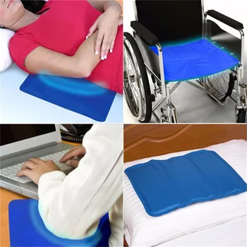 Poletje Chillow Terapija Vstavite Spalna Pomoči Pad Mat Mišičnih Bolečin Hlajenje Vzglavnik Gel Ice Pad Massager 1PC