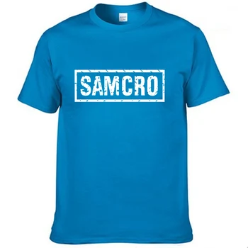 Poletje moška T-Shirt SOA Sinovi anarhije otroka SAMCRO visoko kakovostnega Bombaža Posadke vratu Moda priložnostne moška T-Shirt majica