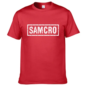 Poletje moška T-Shirt SOA Sinovi anarhije otroka SAMCRO visoko kakovostnega Bombaža Posadke vratu Moda priložnostne moška T-Shirt majica