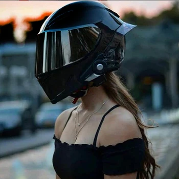 Poln obraz motoristična čelada motokros dirke čelada polno kask PIKA Certificiranje človek kul ženska casco moto čelade