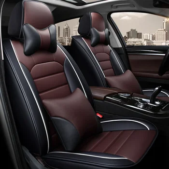Polna Pokritost Eko-usnja auto sedeži pokriva PU Usnja, usnjenih Avtomobilskih Sedežnih prevlek za bmw x1 (e84 f48 x3 e83 f25 g01