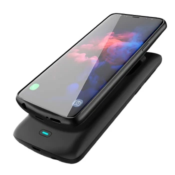 Polnilec za baterije Ohišje Za Samsung Galaxy S8 S9 Plus Mehka TPU Polnjenje Telefona Moč Pokrovček Za Samsung Note Opomba 8 9 baterije Primeru