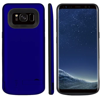 Polnilec za baterije Ohišje Za Samsung Galaxy S8 S9 Plus Mehka TPU Moči Banke Telefon Primeru Pokrovček Za Samsung S8 S9 Plus Baterija Primeru