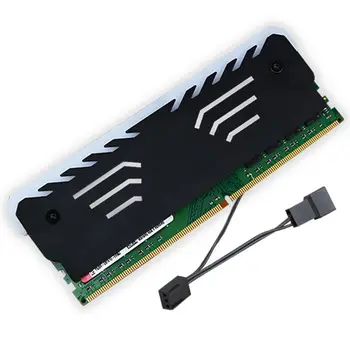 Pomnilnik-RAM RGB Hladilnik Ponora Toplote za Hlajenje Telovnik za DIY PC Igre MOD DDR DDR3 DDR4 Dodatki