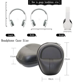 POYATU Slušalke Primeru Težko Vrečko Polje Za Grado SR60 SR80 SR125 SR225 SR325 RS1 RS2 PS500 Slušalke Slušalke Vrečko za Shranjevanje Primera