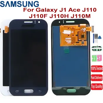 Preizkušen Za Samsung Galaxy J1 Ace LCD-Zaslon J110 J110F J110H J110M LCD-Zaslon, Zaslon na Dotik, Računalnike Skupščine Zamenjava