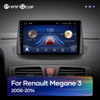 Prelingcar Android 10 nimate 2-din DVD Avto Radio Multimedijski Predvajalnik Videa, GPS Navigacijo Za Renault Megane 3 2008-Fluence 2011