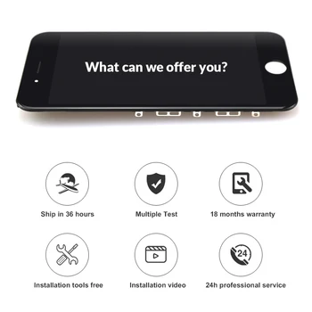 Premije Za iPhone 8 LCD-Zaslon With3D Dotik Tianma OEM Visoko Kakovostne Plošče Za iPhone 8G LCD Zaslon Skupščina S Kamero Imetnika