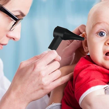 Premium Diagnostični Otoscope Nego ušes Povečava Objektiva LED Luči Ophthalmoscope Stomatoscop Medicinski Diagnostični Instrument Odraslih Otrok