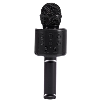Prenosni Brezžični Mikrofon za Bluetooth Karaoke Doma Mikrofon Stereo Zvočnika, USB Predvajalnik Glasbe Studio KTV Music Online mikrofon
