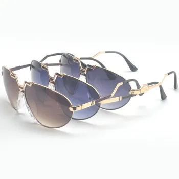 Prevelik Krog sončna Očala Moških 2019 Luksuzne blagovne Znamke Vintage sončna Očala Človek Masko Celoten Okvir Očal je Črna Ščit sončna Očala z UV NX