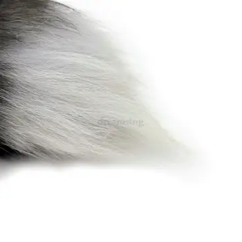 Prevelik pravi fox rep okraski Avto obeskom za ključe obesek sponke ustvarjalno darilo Ženske fur vrečko obesek