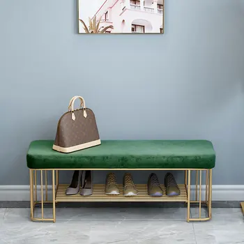 Prilagodite barvne spremembe čevlje blata z čevelj shranjevanje rack vrata strani domači kavč blata otomanski preprost dnevni sobi ostali klopi kavč