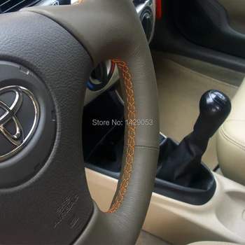 Primer Toyota VIOS stari model volana zajema Posebej zajema Pravega usnja DIY krmiljenje zajema