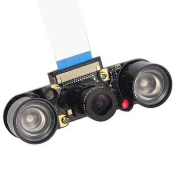 Primerna za Raspberry Pi 4 5MP Fotoaparat, goriščna razdalja, Nastavljiv Night Vision Camera Infrardeči Senzor Svetlobe Nosilec
