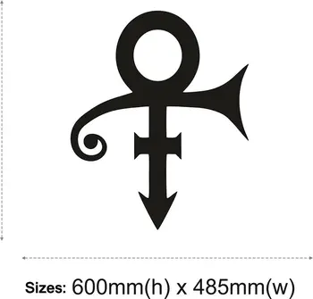 Princ simbol Vinil Stenske Nalepke Umetniškega Oblikovanja etiqueta pared vinilo vinilna Doma Dekoracijo Ozadje autocollant SA988