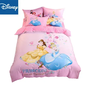 Princesa tolažnik posteljnina nabor kraljica velikost odeja, prevleke za dekleta twin bedspread posteljno perilo 3-5 kos otrok doma tekstilne vroče prodaje
