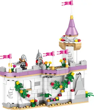 Princesa Windsor Grad Hiša Gradnike Modela Slika Royal Prevoz Kompleti Opeke Igrače za Otroke Prijatelj Dekleta Darilo