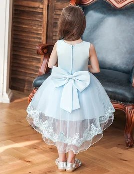 Princeska Cvet Dekle Obleko Tutu Poroko, Rojstni dan Otroci Obleke Za Dekleta otroški Kostum Najstnik Maturantski Modelov, Nove do leta 2020