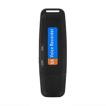 Profesionalna Akumulatorska U-Disk Prenosni USB Digitalni Avdio Snemalnik Mini Dictaphone Aktivira Diktafon do 32GB