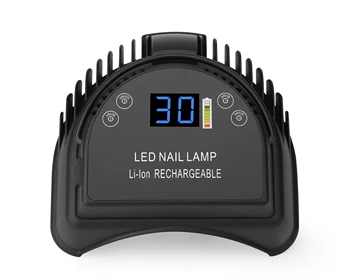 Profesionalni Akumulatorski LED Lučka za Nohte 64W UV Lak Svetilka, Polnilne Baterije Design UV Svetilka Visoke Moči Svetlobe