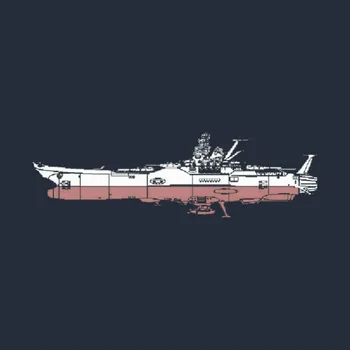 Prostor Bojna ladja Yamato Moške Poletne Bombaža, Kratek Rokav, O-Vratu Unisex Majica Novo S-3XL