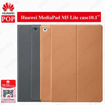 Prvotne Huawei MediaPad M5 Lite Smart Sleep/Wake up pu Usnja Flip Case Stojalo Shockproof Kritje Za Mediapad M5 lite 10.1