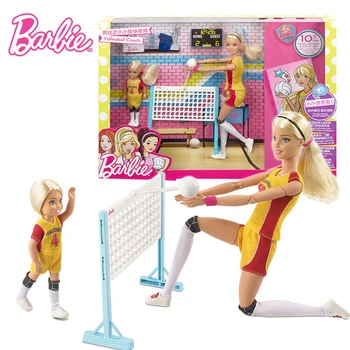 Prvotni Barbie Lutka Odbojka Učitelj, Trener Nastavite Dekle Izobraževalne Barbie Oblačila, Igrače, Darilo za Rojstni dan FRL33 Vsi Spoji se Lahko Premikate