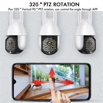 PTZ IP Kamero 1080P Prostem Varnosti WIFI Kamera Speed Dome Pan Nagib 4X Digitalni Zoom 5MP Brezžično Omrežje CCTV CamHi Pro