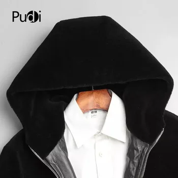 PUDI MT810 2018 Moški nov modni volne kratke jakne s kapuco jesen zima priložnostne outwear