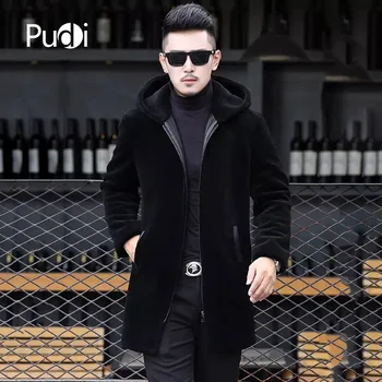 PUDI MT810 2018 Moški nov modni volne kratke jakne s kapuco jesen zima priložnostne outwear