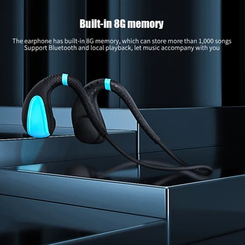 Q1 Slušni Slušalke Brezžične Kostne Prevodnosti Slušalke ojačevalec zvoka šport Bluetooth TV slušalke vgrajeno baterijo