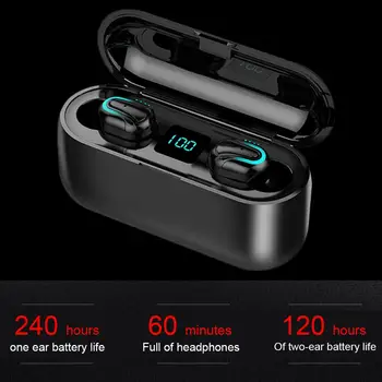 Q32 TWS Mikro 5.0 Bluetooth Brezžične Slušalke Binaural Super Mala Mini Nevidno Šport V uho Teče 2020 VROČE!