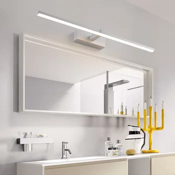 QLTEG Sodobni LED Ogledalo Luči, dolge Črne/Bele (Za 0,4-1,2 M Anti-fog LED Kopalnica luči toaletno mizico/wc/kopalnica ogledalo lučka