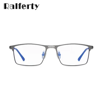 Ralferty Moški Računalnik Očala Modre Svetlobe Blokiranje Očal Okvir Moških Kratkovidnost Okviri Kovinski Pravokotnik Točk 2020